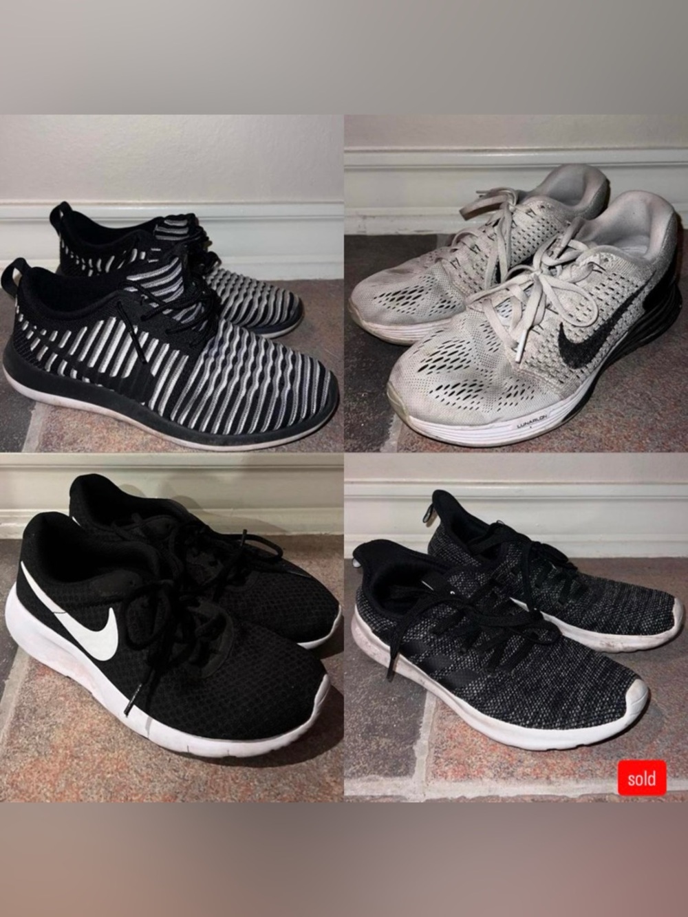 Nike and Adidas tennis shoes bundle